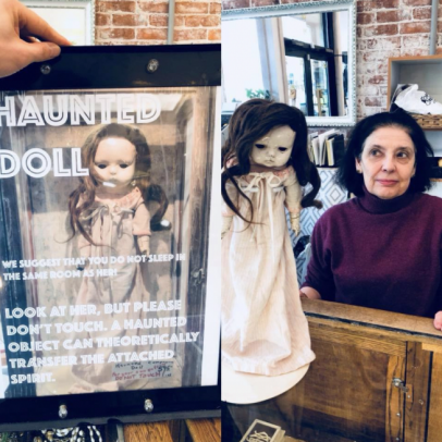 Haunted best sale doll collection